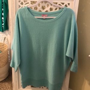 Lily Pulitzer Aqua Cashmere Sweater